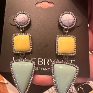 Lane Bryant women's pierced dangle earrings